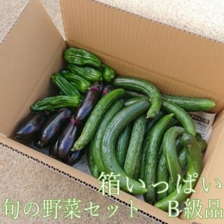 箱いっぱい　野菜　Ｂ級品